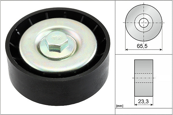 INA Deflection/Guide Pulley - V-Ribbed Belt - Part No - 532029510