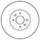 Borg & Beck Brake Disc Pair Part No -BBD5329