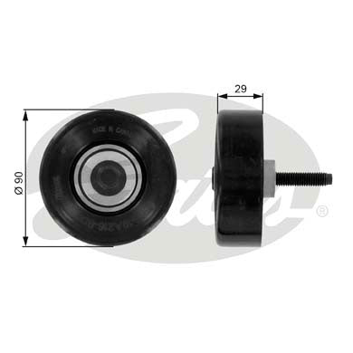 Gates DriveAlign Idler Pulley - T36089