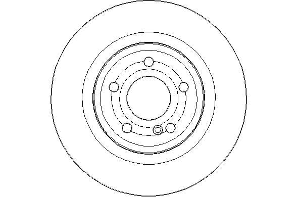 Disctech Brake Disc - Fits Audi, Mercedes-benz - ABD3362 - Rear Axle