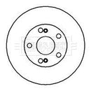 Borg & Beck Brake Disc Pair Part No -BBD5019