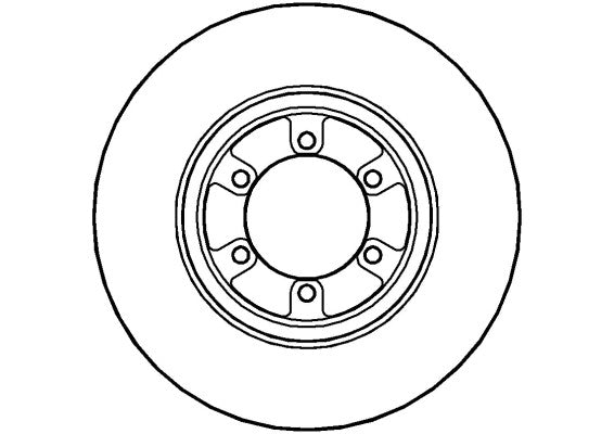 Disctech Brake Disc - Fits Iveco - ABD2934 - Front Axle