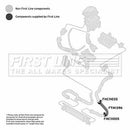 First Line Turbo Hose Part No -FTH1396