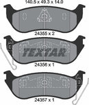 Textar Brake Pad Set - 2435501