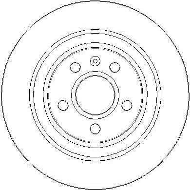 Disctech Brake Disc - Fits Bmw, Volvo - ABD3432 - Rear Axle