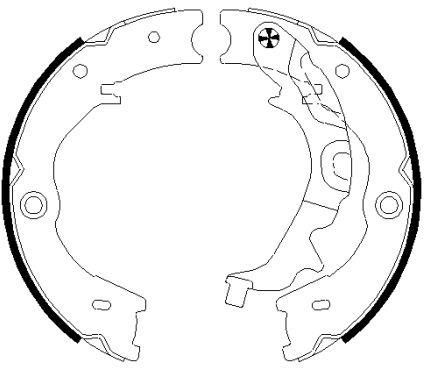 Mintex Brake Shoes fits -Kia MFR675 (also fits other vehicles)