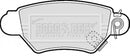 Borg & Beck Brake Pad Set - BBP1688