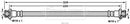 Borg & Beck Brake Hose Part No -BBH7934