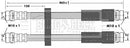 Borg & Beck Brake Hose Part No -BBH6959