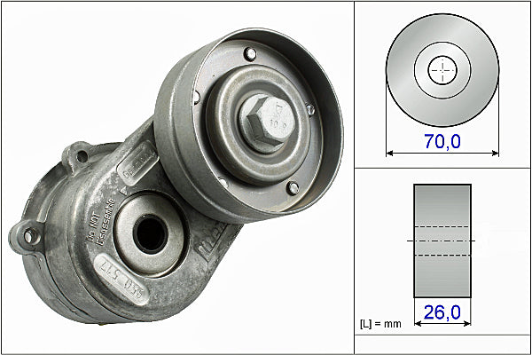 INA Tensioner Lever - V-Ribbed Belt - Part No - 534044810