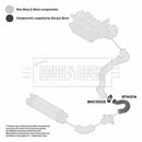 Borg & Beck Turbo Hose Part No -BTH1216