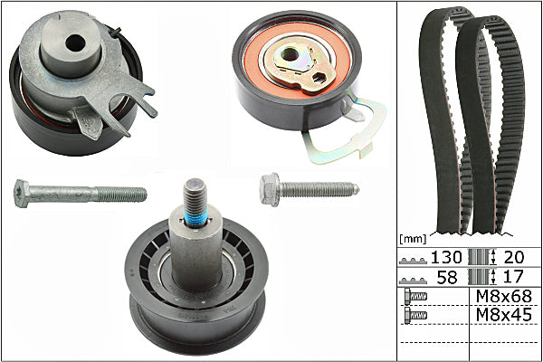 INA Timing Belt Set - Part No - 530053810