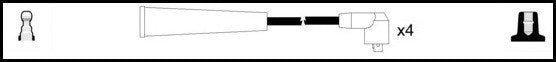 ElectroSpark Ignition Lead Set - OEK738
