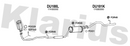 Klarius DU100L - Box With Centre Pipe  - Fits Daihatsu Charade 1.0i