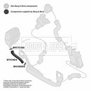 Borg & Beck Turbo Hose Part No -BTH1424