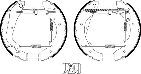 Mintex Brake Shoe Kits fits -Renault MSP119 (also fits other vehicles)