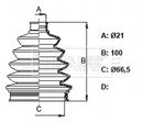 Borg & Beck Cv Joint Boot Kit Part No -BCB6161