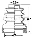 First Line Cv Joint Boot Kit Part No -FCB6261