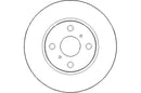 Disctech Brake Disc - Fits Aston martin - ABD3086 - Front Axle