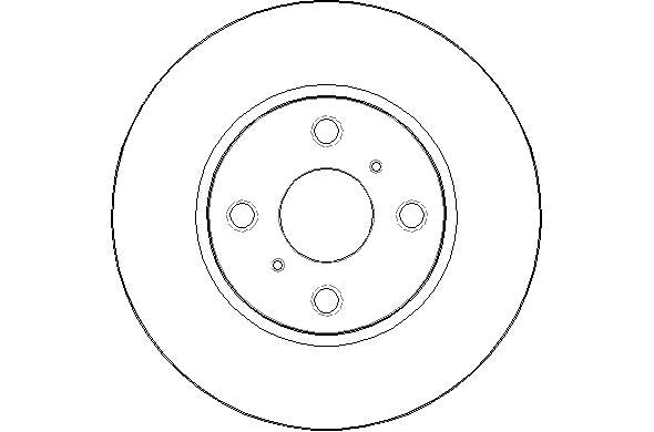 Disctech Brake Disc - Fits Aston martin - ABD3086 - Front Axle