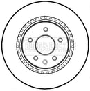 Borg & Beck Brake Disc (Pair)  - BBD5295