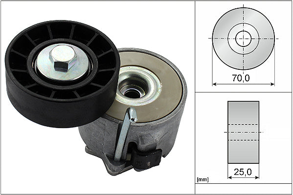 INA Tensioner Lever - V-Ribbed Belt - Part No - 534028010