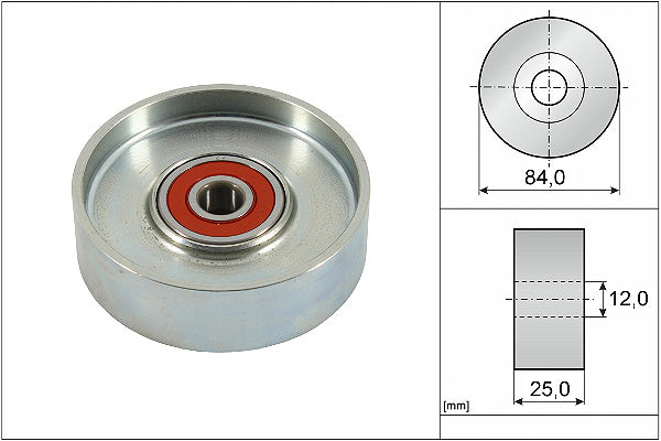 INA Tensioner Pulley - V-Ribbed Belt - Part No - 531093610