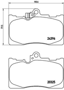 Brembo Brake Pad Set - P83072