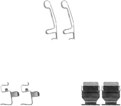 Textar Brake Pad Fitting Kit - 82510300