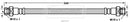 Borg & Beck Brake Hose Part No -BBH7647