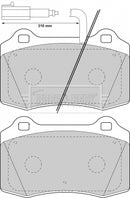 Borg & Beck Brake Pad Set - BBP1737