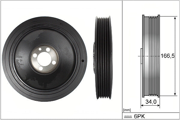 INA Belt Pulley Crankshaft Part No - 544015010