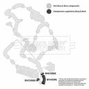 Borg & Beck Turbo Hose Part No -BTH1095