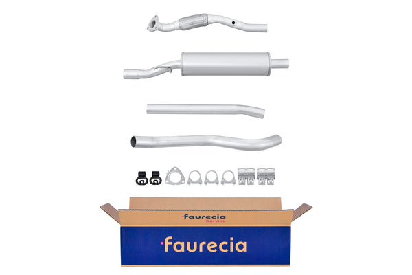 FAURECIA 8LB 366 021-631 Front Muffler - Easy2Fit® Kit - fits PEUGEOT 206