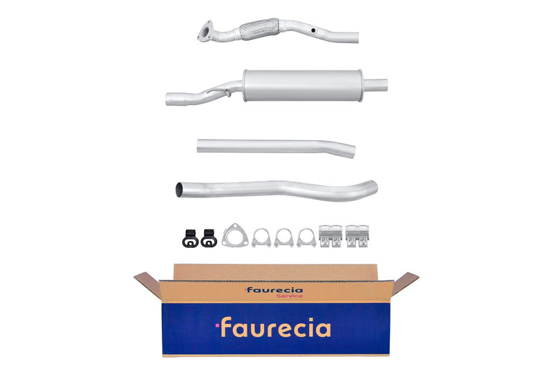 FAURECIA 8LB 366 021-631 Front Muffler - Easy2Fit® Kit - fits PEUGEOT 206