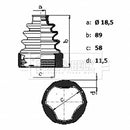Borg & Beck Cv Joint Boot Kit Part No -BCB6439