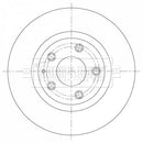 Borg & Beck Brake Disc Pair Part No -BBD5381
