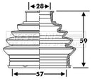 First Line Cv Joint Boot Kit Part No -FCB6274