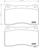 Honda Mitsubishi Subaru Brake Pad Set - Padtech PAD2592