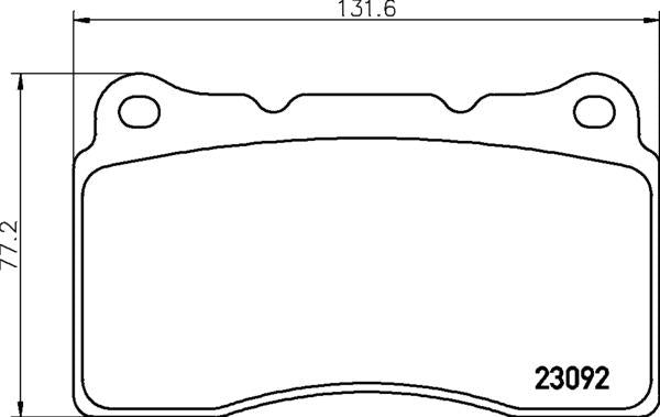 Mintex Brake Pad Set fits -Renault MDB1859 (also fits other vehicles)