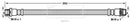Borg & Beck Brake Hose Part No -BBH7673