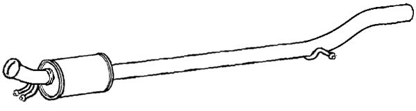 Klarius MZ588E - Box With Centre Pipe  - Fits Mercedes A160 1.6i