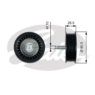 Gates DriveAlign Idler Pulley - T36490
