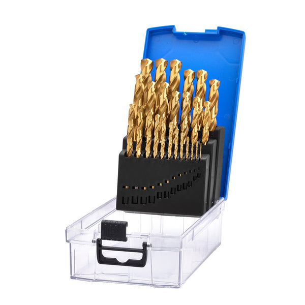 Draper HSS Titanium Nitride Coated Drill Bit Set (25 Piece)