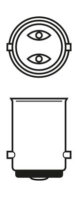 Bosch Bulbs Pure/Lt P21/5W 12V Bay15D (Pack Of 10)