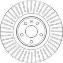 Disctech Brake Disc - Fits Audi, Honda - ABD3428 - Front Axle