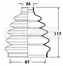 First Line Cv Joint Boot Kit Part No -FCB6077