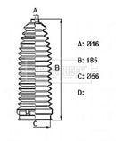 Borg & Beck Steering Gaiter Kit Part No -BSG3430
