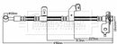 Borg & Beck Brake Hose Part No -BBH8138