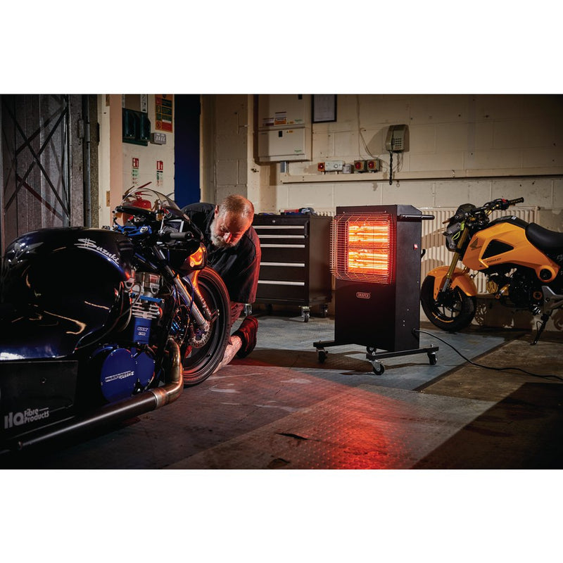 Draper 2.8Kw Infrared Rubyqtz Heater - 4745